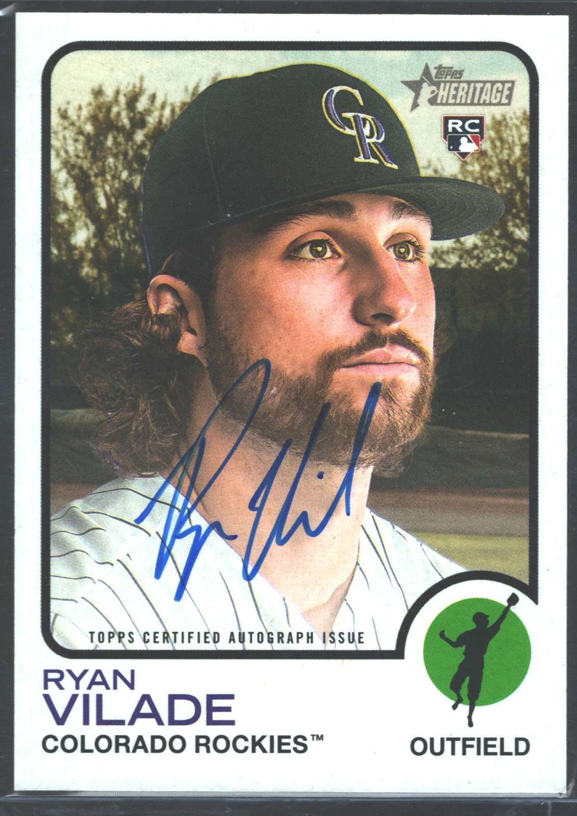 2022 Topps Heritage #ROA-RV Ryan Vilade Real One Autographs