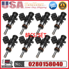 Set8 980cc Fuel Injectors Long Nozzle 0280158040 For E85 Ls3 Ls7 Lsa Ev14kt
