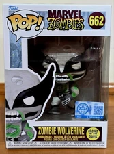 Funko Pop! Marvel Zombies - Zombie Wolverine GITD #662 (BoxLunch Exclusive)