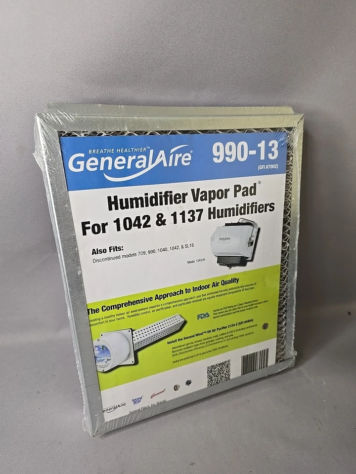 New Sealed GeneralAire 990-13 GFI #7002 Humidifier Vapor Pad For 1042 & 1137  - Image 4 of 4