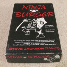 Ninja Burger Game 2003 Steve Jackson and Ninja Burger Sumo-Size