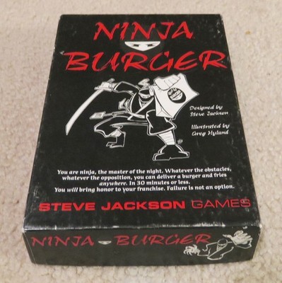 Ninja Burger Game 2003 Steve Jackson and Ninja Burger Sumo-Size Me! - READ