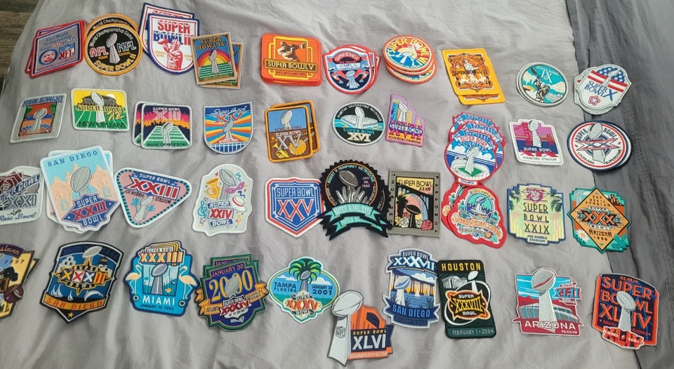 Willabee & Ward NFL Super Bowl & Anniversary Patch's Only - Pick your Patch - Image 1 of 1