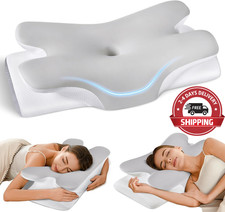 Neck Pillow for Pain Relief -Ergonomic Side Sleeper Pillow for Sleeping, Contour