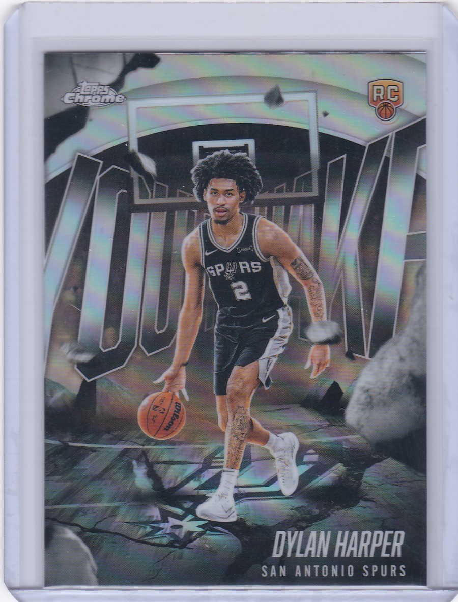 2025-26 Topps Chrome Basketball Dylan Harper Youthquake Rookie Refractor #YQ-2