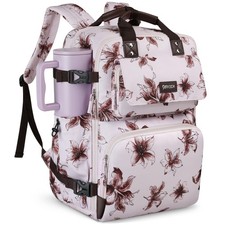 17 Inch Laptop Travel Backpack for Women, 40L Large Carry on Backpack TSA Fli...
