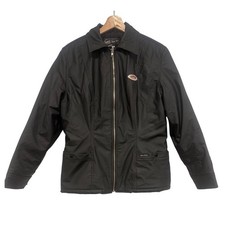 Vintage Guess Jeans USA Black Full Zip Quilted Jacket Made in USA Style 7V859 L