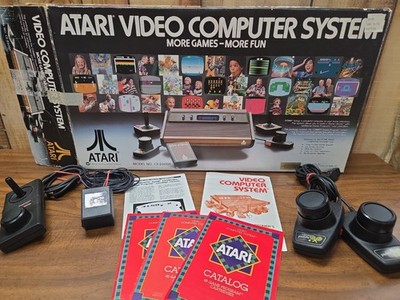 ATARI CX-2600A Box w/ Accessories - No Console