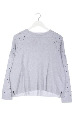 STRADIVARIUS Pull tricoté Dames Pull T EU 38 gris clair style décontracté - Photo 1/4