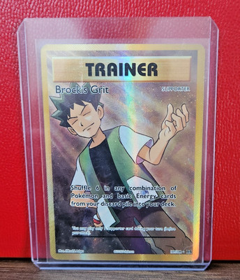 Pokémon TCG Evolutions Brock's Grit 107/108 Full Art Ultra Rare