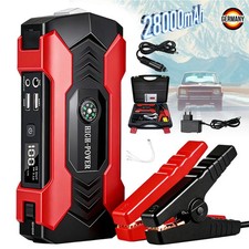 28000mAh Auto Starthilfe Jump Starter Ladegerät 12V KFZ Booster Powerbank LED DE