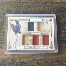 Sebastian Walcott 2024 Panini Boys of Summer #FT-SW Five Tool Player Patch /149