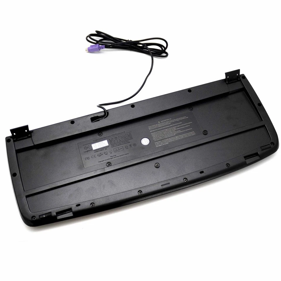 Logitech Deluxe 250 Keyboard PS2 Ps/2 Layout Spanish Es Wired With Wire - Image 3 of 4