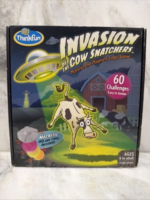 Invasion of the Cow Snatchers Logic Game ThinkFun NEW