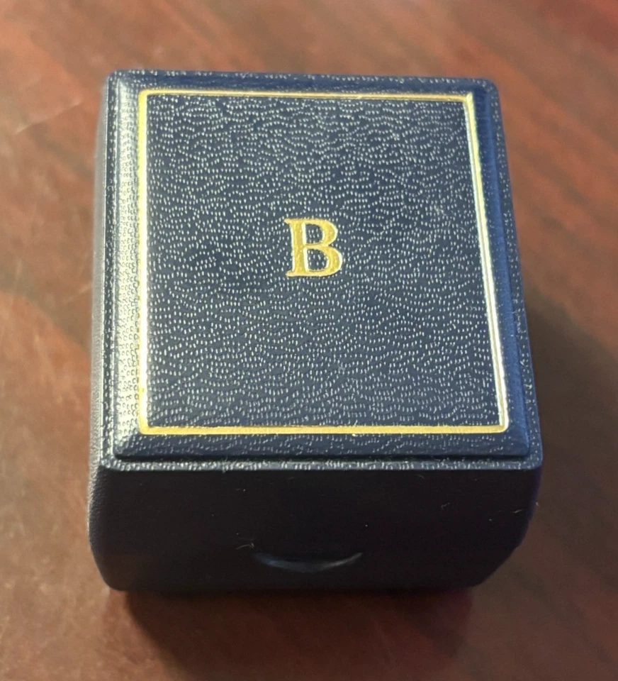 Bucherer Pendant Ball Watch Swiss Battery Blue Enamel Gold Working! - Image 2 of 4