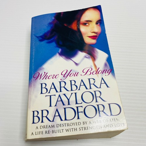 Barbara Taylor Bradford x3 books 4 Stories, Angel, Where You Belong Small Pb Lot - Picture 5 of 7
