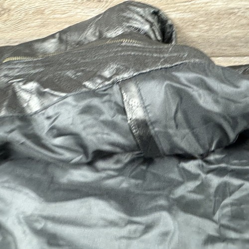Napoline Leather Outfitters Jacket Men Genuine handcrafted Black full zip Size L - Picture 12 of 15