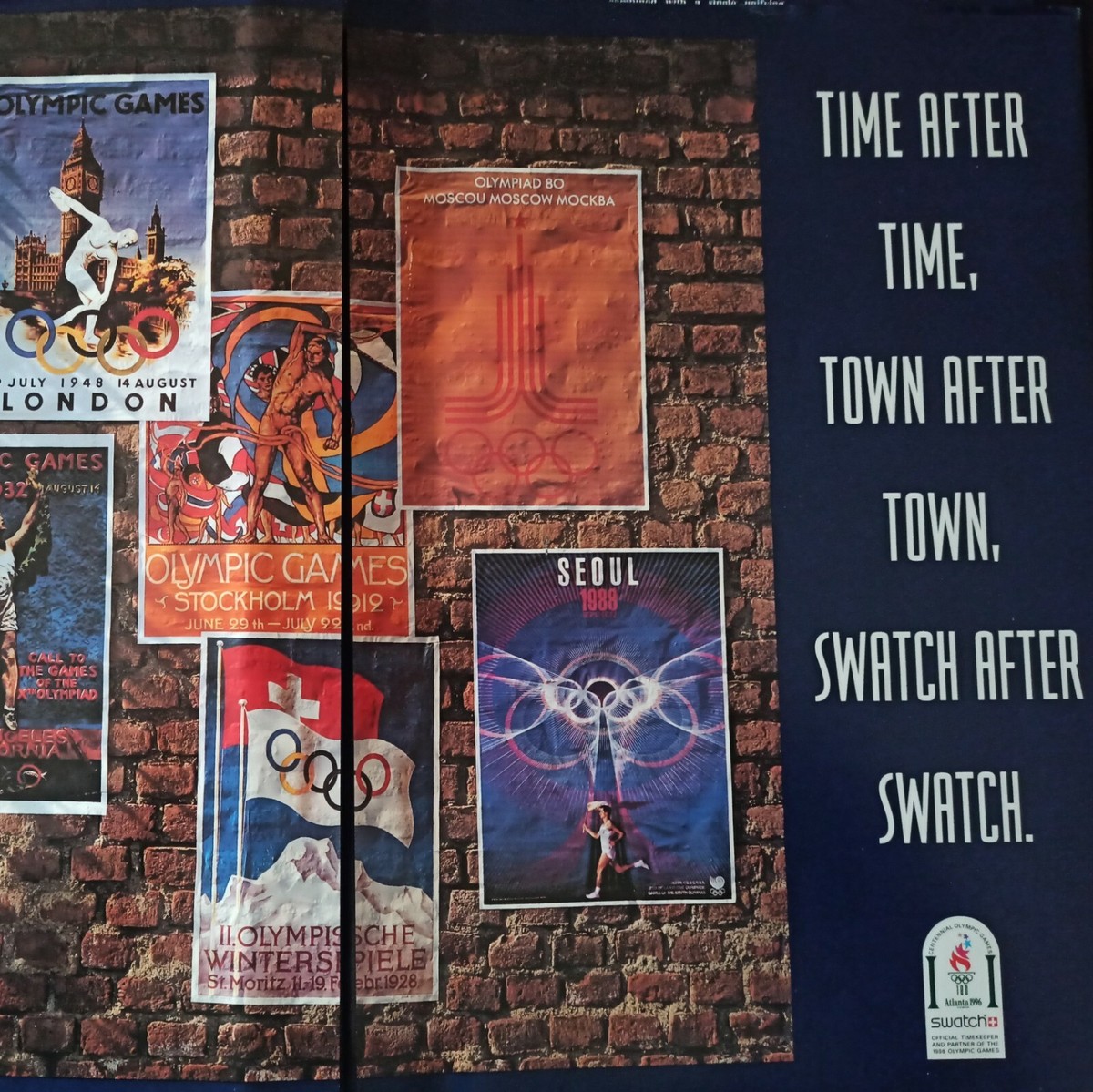 Swatch HISTORICAL OLIMPIC GAMES COLLECTION SET-Limited Swatch HISTORICAL OLIMPIC GAMES COLLECTION SET-Limited