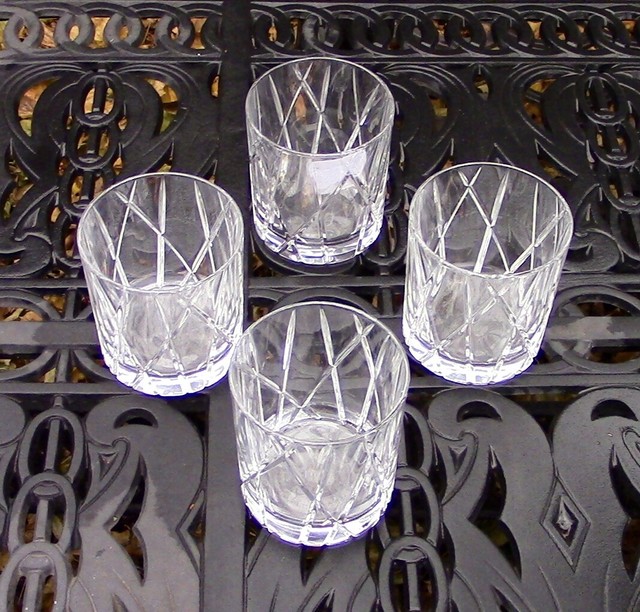 Orrefors City 10.9 Ounce Double Old Fashioned Glass Set of 4 for sale