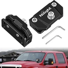 Nilight LED Light Bar Mounting Bracket 2PCS Universal Adjustable Pillar Hood