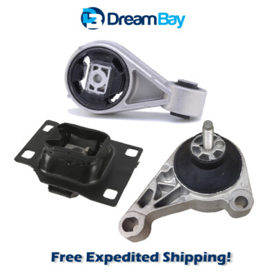 2002-2004 for Ford Focus 2.0L DOHC SVT Hatchback Engine & Trans Mount Set 3PCS.