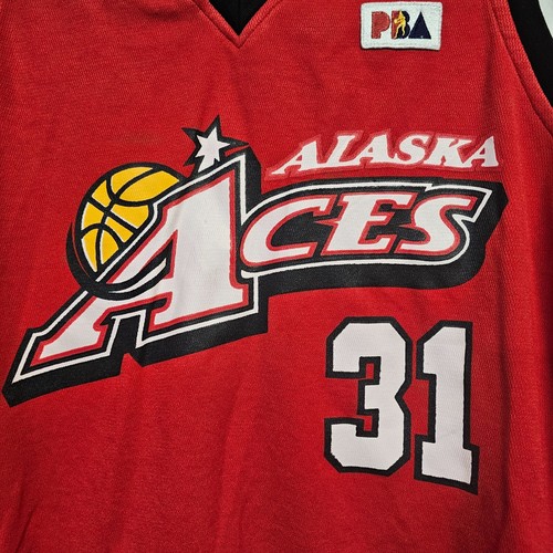 Rare Authentic PBA Alaska Aces Joh Arigo 31 Philippines Basketball Jersey Men XL - Picture 2 of 9