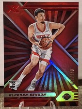 2021-22 Panini Chronicles XR Alperen Sengun RC #376 Red /149 Houston Rockets 