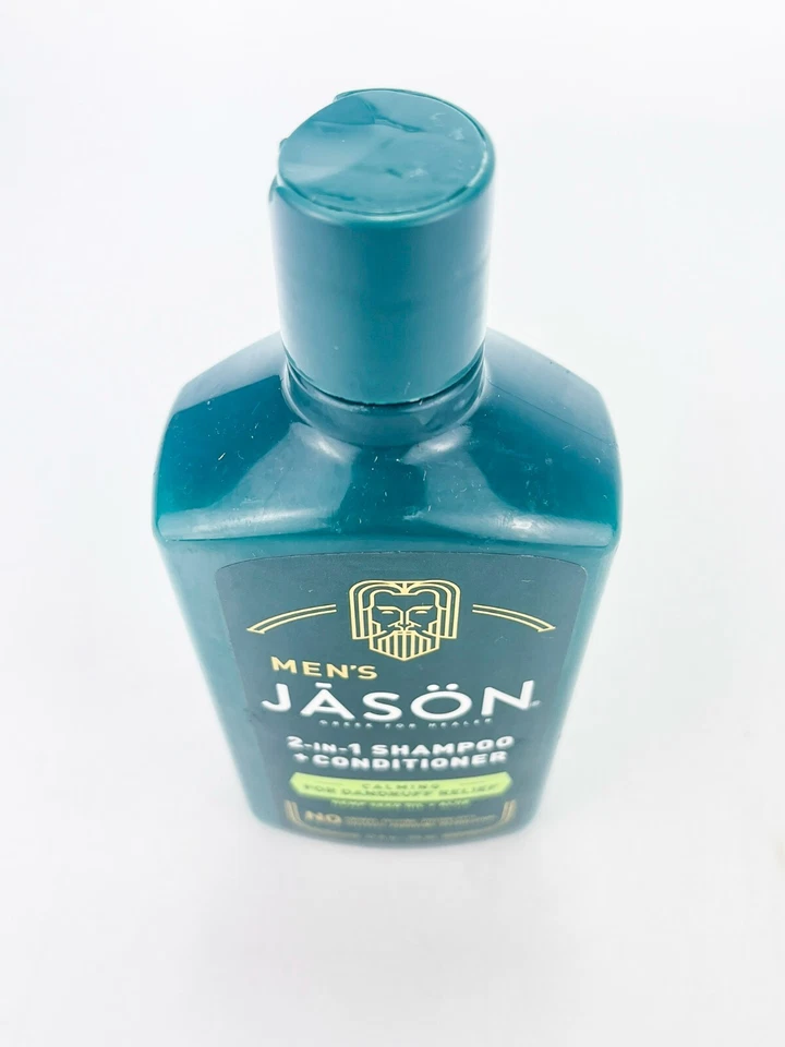 Jason 2 in 1 Shampoo Conditioner Aloe Hemp Seed Oil Dandruff Relief 12oz Lot of4 - Image 2 of 4