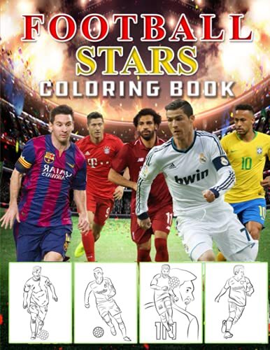 FOOTBALL STARS Coloring Book: The Coloring Book World Socc... by PUBLISHING, ANZ | eBay