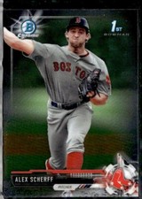 2017 Bowman Draft #BDC-9 Alex Scherff Chrome