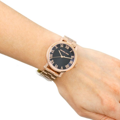 NEW MICHAEL KORS NORIE ROSE GOLD TONE 