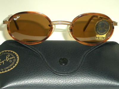 Ray-Ban Women\'s Brown Oval Sunglasses with Brown Case Ray-Ban Oval Sunglasses for Women for sale | eBay main image 4
