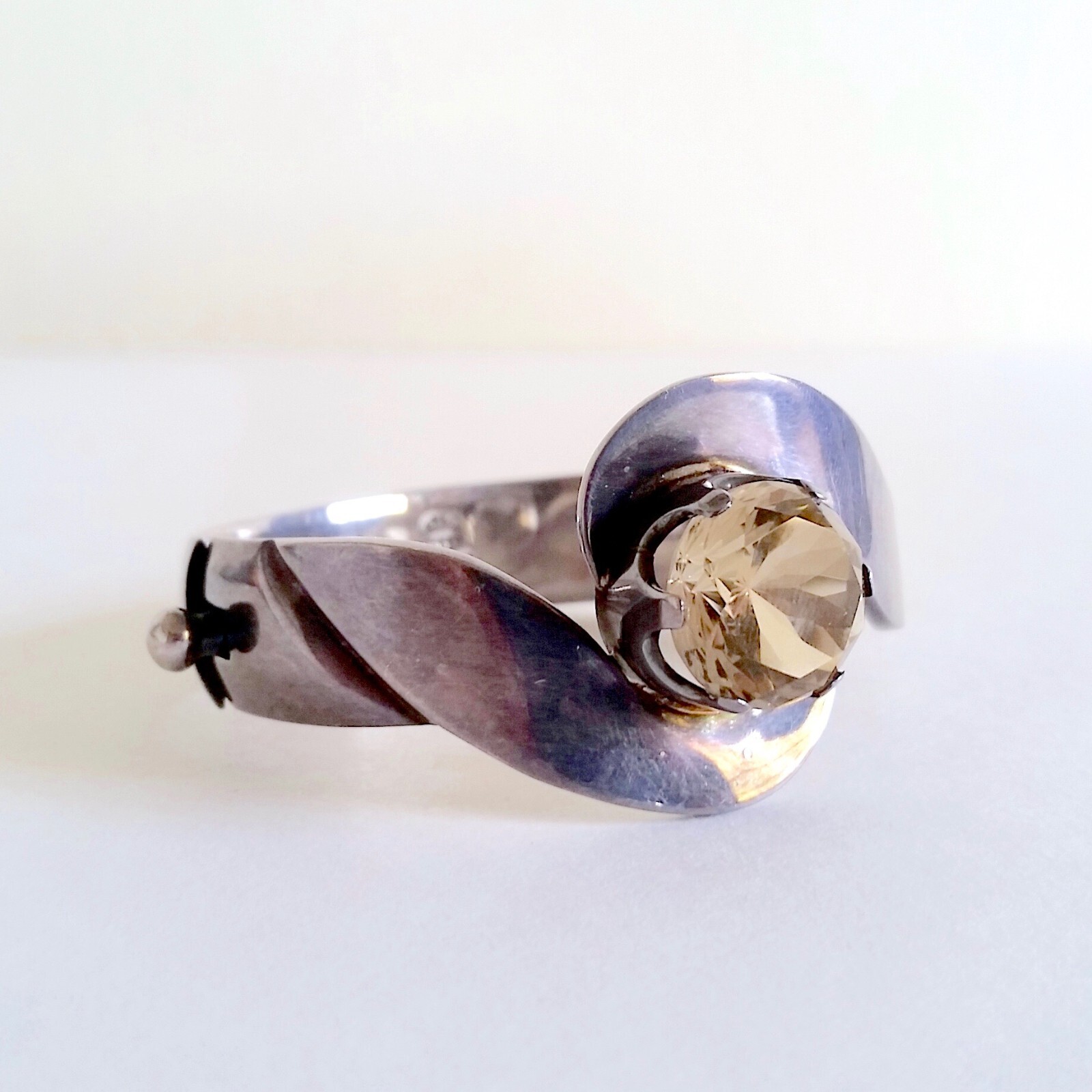 Los Ballesteros Modernist Statement Cuff Bracelet… - image 1