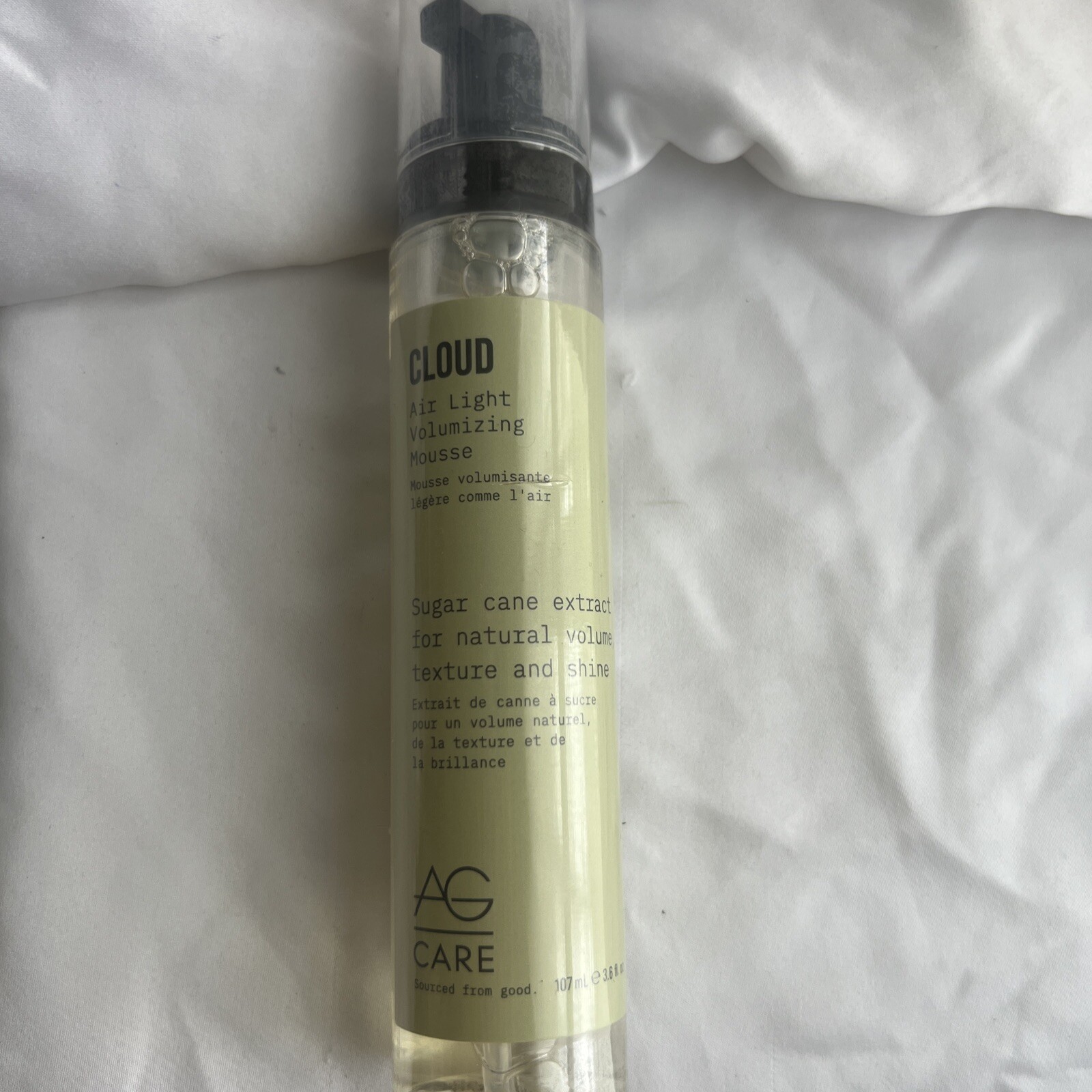 AG CARE Cloud Air Light Volumizing Hair Mousse with Sugar Cane 3.6oz-image