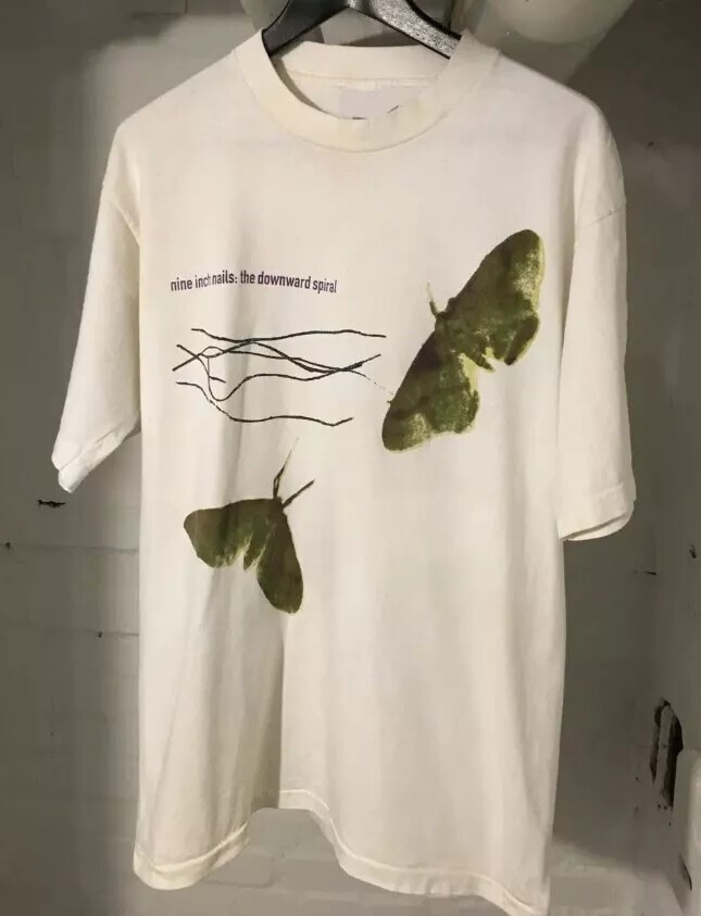 Nine Inch Nails The Downward Spiral Album shirt, Rock Band, white  