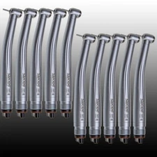 10*SANDENT Dent High/Fast Speed Turbine Handpiece Push Button 4Hole Fit NSK CE