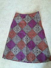 J.Jill Pull On Mid Calf Lined Skirt Floral Women's Size XS