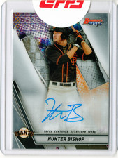 2019 Bowman's Best of '19 Autographs #B19HB Hunter Bishop Giants