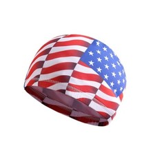 Classic Patriot American USA Flag Moisture Wicking Beanie Stocking Cap Hat Biker