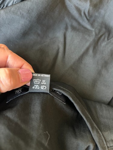 Polo Ralph Lauren Design by Italy Black Cargo Pocket Vest Full Zip Size 110 - Picture 13 of 16