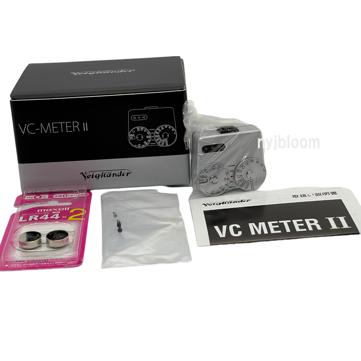 New VOIGTLANDER VC Speed Meter II - SILVER - Light Meter Made in 
