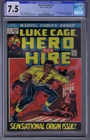 Luke Cage, Hero For Hire #1 Marvel 1972 CGC 7.5 (VERY FINE -) Origin & 1st App.
