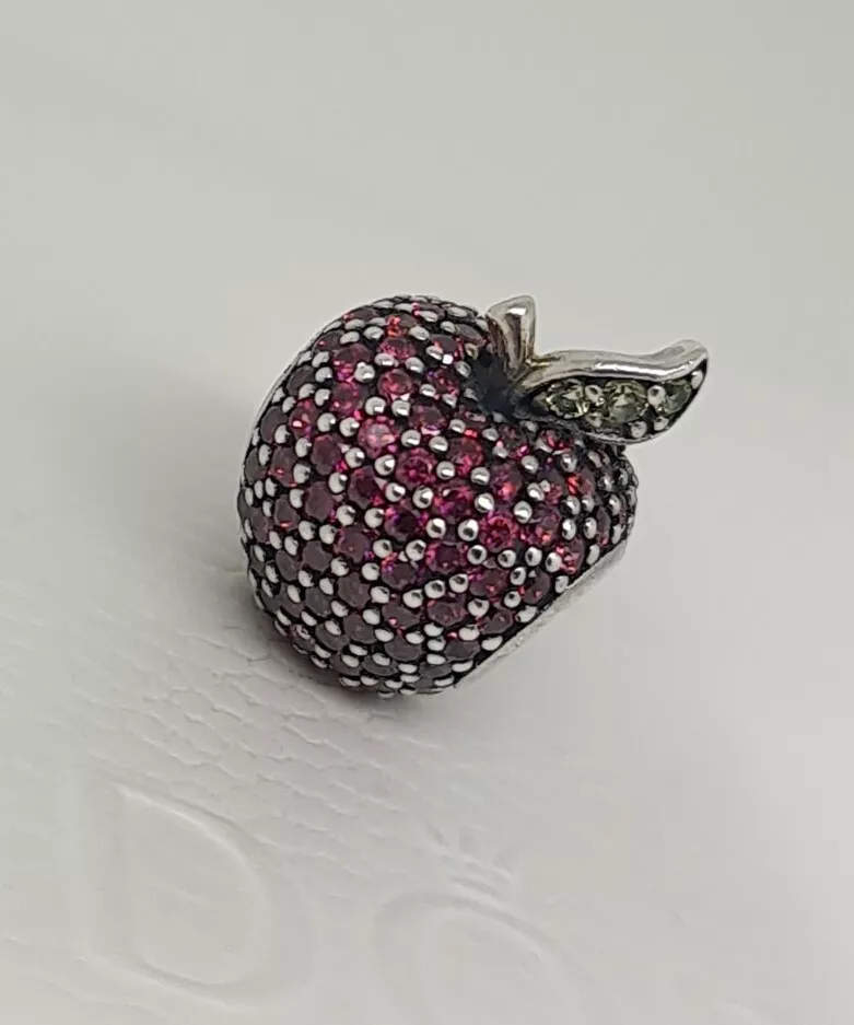 Pandora red pave apple charm cheap