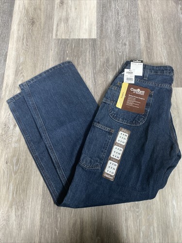 Carhartt WB013-VIO Womens Blue Jeans 