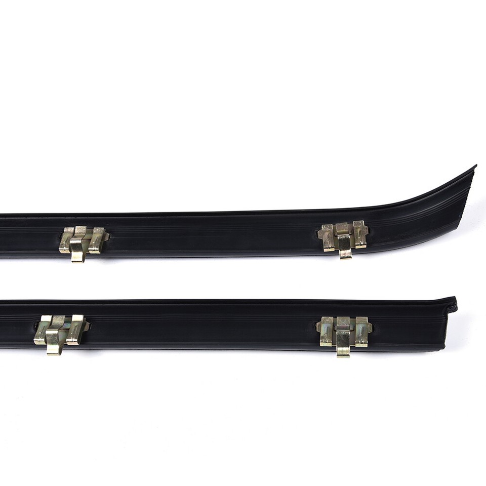 4Pcs Inner & Outer Left & Right Window Sweep Weatherstrip Seal for