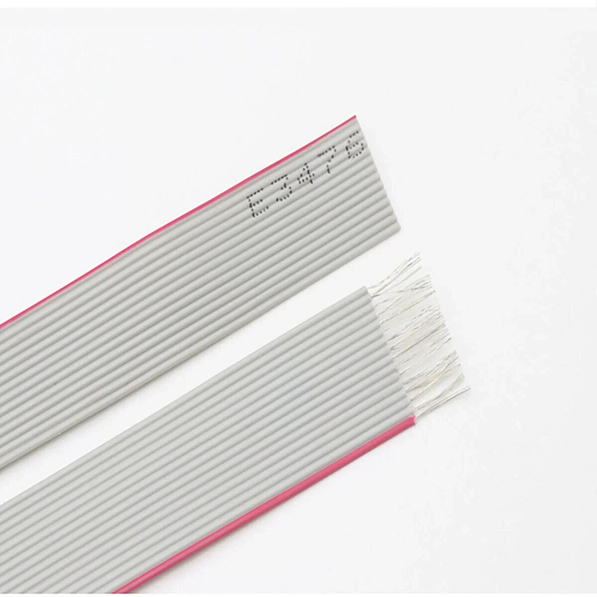 61meters UL1569 Pitch1.10mm~2.35mm Flat Color Rainbow Ribbon Cable