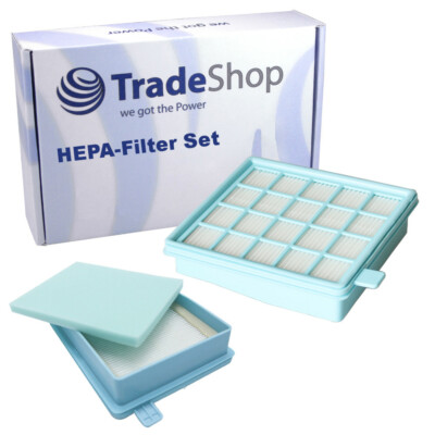 HEPA Abluft-Filter für Philips PowerPro­Active FC8631/71 FC8634/11 FC8631/61