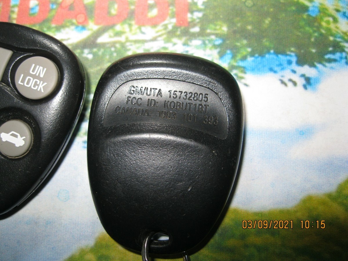 FOR GM CHEVY GMC KEYLESS REMOTE ENTRY FOB TRANSMITTER 15732803 KOBUT1BT