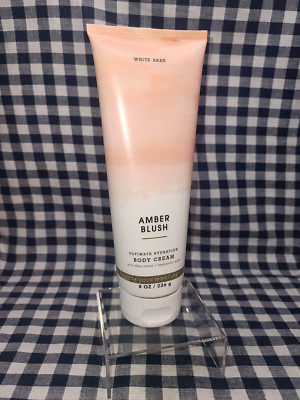 NEW Amber Blush 8 oz Ultimate Hydration Body Cream Bath & Body Works