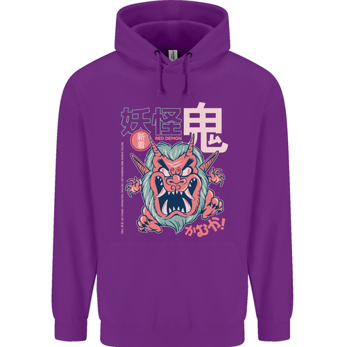 Oni Yokai Japonés Rojo Demonio Hombre Sudadera - Imagen 11 de 112